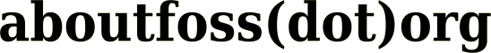 aboutfoss-dot-org community